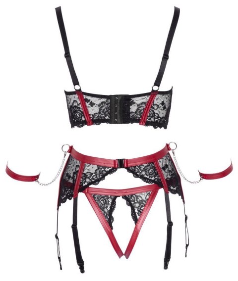 Shelf Bra Set black/red L ORION
