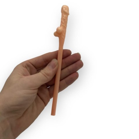 Słomki do picia w kształcie penisa Kinky Pleasure 19 cm 10 sztuk Kinky Pleasure