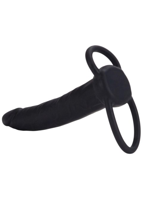 Strap on silikonowy dual penetrator Calexotics czarny 14 cm CalExotics