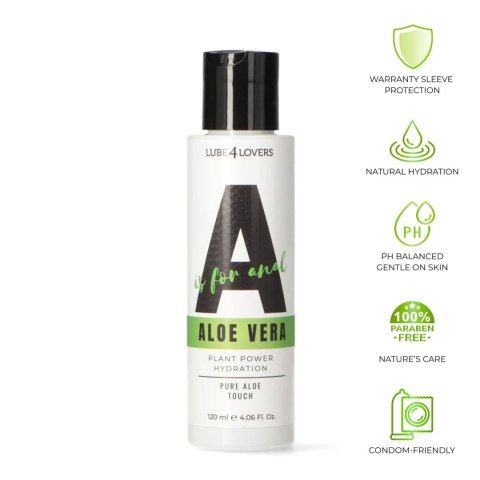 A is for Aloe Vera - Anal Lubricant with Aloe 120 ml MSX Distribution S.r.l.