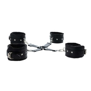 Black hogtie with comfy wrist and ankle cuffs Fantasy - Boys of Toys Sp. z. o.o. (dystrybutor)