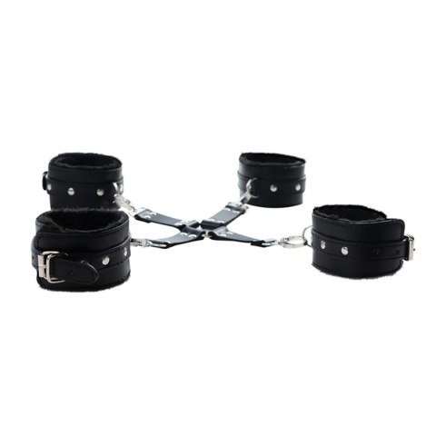 Black hogtie with comfy wrist and ankle cuffs Fantasy - Boys of Toys Sp. z. o.o. (dystrybutor)