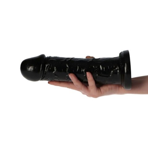 Dildo realistyczne Toyz4lovers czarne 22 cm z przyssawką Toyz4lovers