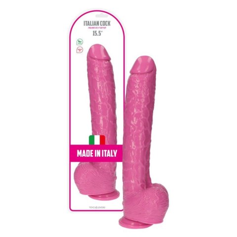 Gigantyczne dildo Toyz4lovers Italian Cock różowe 40 cm Toyz4lovers