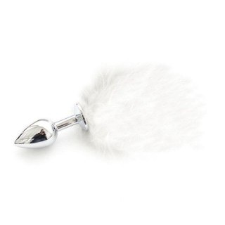 Plug anale Pon Tail Anal Plug bianco MSX Distribution S.r.l.