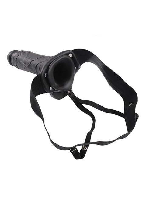 Proteza-FALLO STRAP ON CAVO REAL RAPTURE 8 BLACK WITH BALLS MSX Distribution S.r.l.