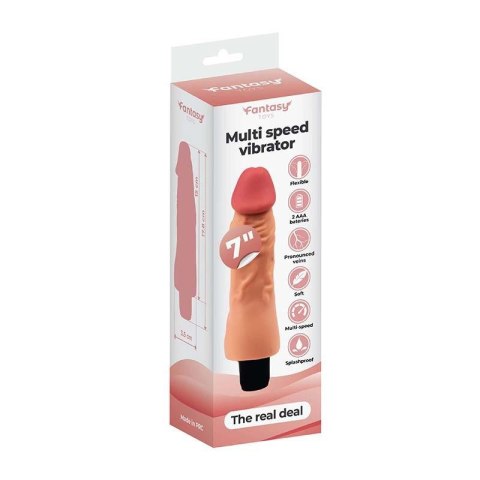 Soft Vibrator 17.8 cm - The Real Deal Fantasy - Boys of Toys Sp. z. o.o. (dystrybutor)