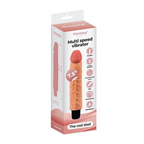 Soft Vibrator 18.5 cm - The Real Deal Fantasy - Boys of Toys Sp. z. o.o. (dystrybutor)