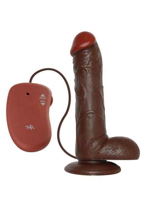 Wibrator-REALISTIC VIBRATOR REAL RAPTURE BROWN 10" Real Rapture