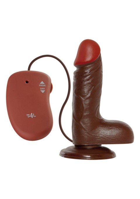 Wibrator-REALISTIC VIBRATOR REAL RAPTURE BROWN 6" Real Rapture