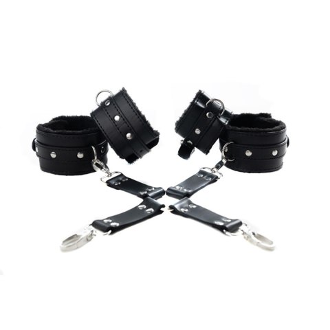 Black hogtie with comfy wrist and ankle cuffs Fantasy