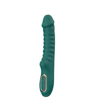 Enyalius Ribbed Silicone Vibrator Green Fantasy - Boys of Toys Sp. z. o.o. (dystrybutor)