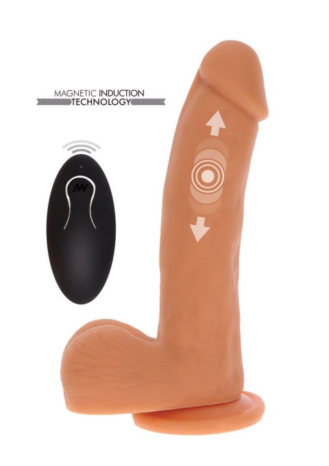 Magnetic Pulse Trusting Dildo Light skin tone SCALA