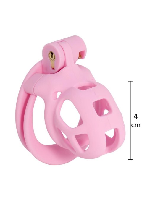 Penis Prison Cock Cage X-Short Pink SCALA