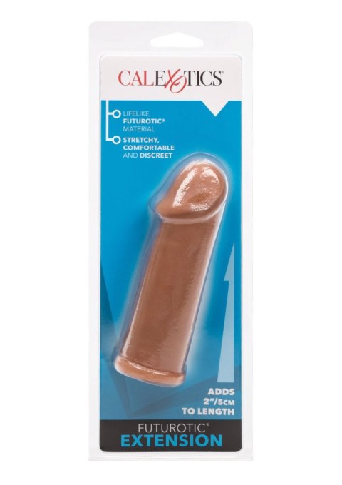 Przedłużka na penisa Futurotic Calexotics brązowa 14 cm CalExotics