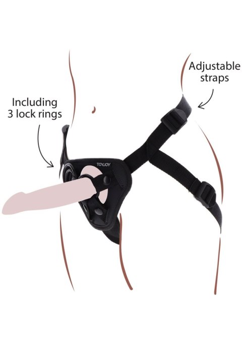 Strap-On Harness Black SCALA