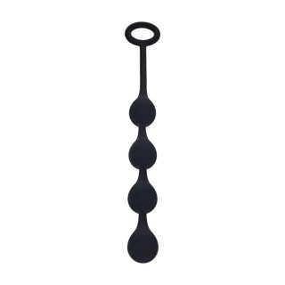 Waterdrop Silicone Anal Balls - S - 20mm - Black SHOTS