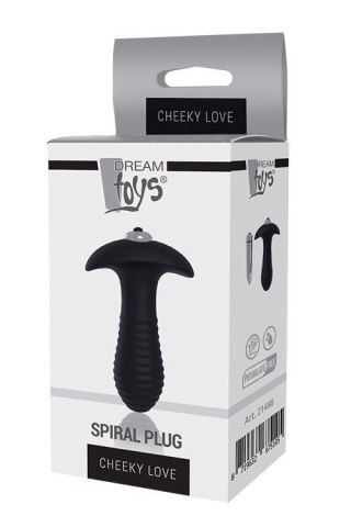 Wibrujący korek analny Cheeky Love spiralny silikonowy Dream Toys