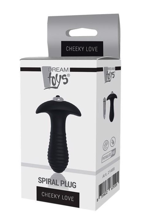 Wibrujący korek analny Cheeky Love spiralny silikonowy Dream Toys
