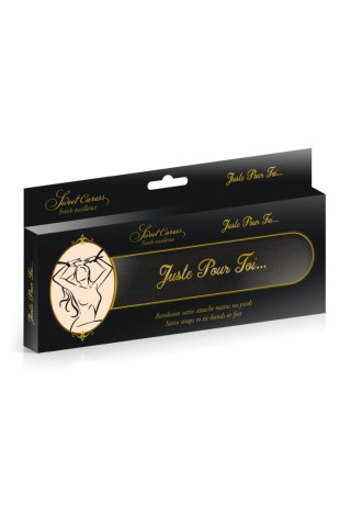 BLACK WRIST ANKLE HEADBAND (Size: TU) Comcorde - SAS EDITIONS CONCORDE