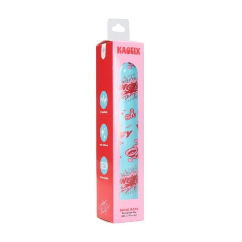 Kaotix - Bang Baby - Rechargeable Vibrator - Blue SHOTS