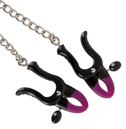 Klipsy na sutki Bad Kitty silikonowe purpurowe 37 cm Bad Kitty