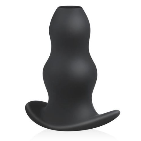 Korek analny wydrążony EasyToys silikonowy czarny 14 cm Easytoys