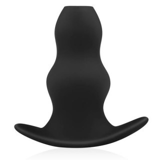 Korek analny wydrążony EasyToys silikonowy czarny 14 cm Easytoys