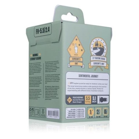 Korek analny wydrążony EasyToys silikonowy czarny 14 cm Easytoys