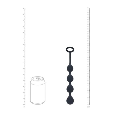 Kulki analne silikonowe Levelz Waterdrop S czarny Levelz