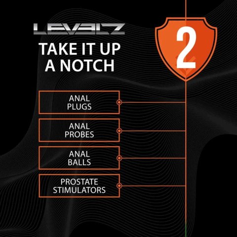 Kulki analne silikonowe Levelz Waterdrop S czarny Levelz