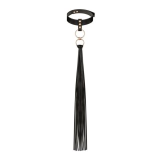 Rosy Gold - Collar with Flogger - Black ONE-DC B.V.