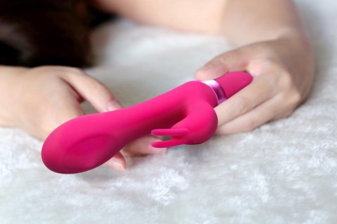 Wibrator króliczek Mira wirujący różowy USB ShotsToys
