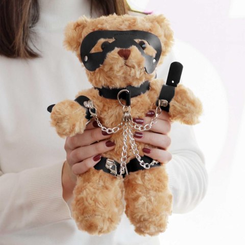 CRUSHIOUS CRUSHITO BONDAGE TEDDY BEAR BLACK 31CM Crushious - Lunyvan S.L.