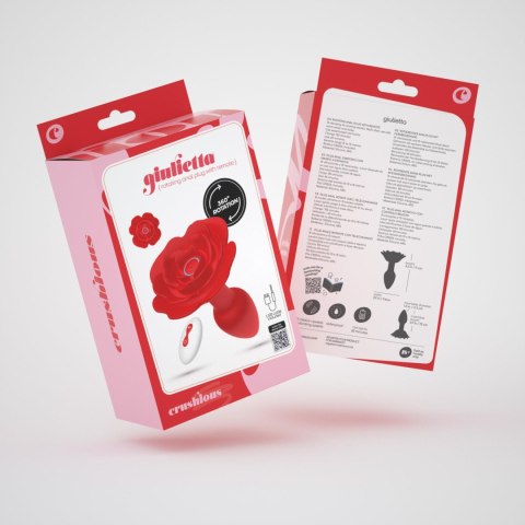 CRUSHIOUS GIULIETTA ROTATING ANAL PLUG WITH REMOTE Crushious