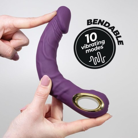 CRUSHIOUS MAGNUS BEND FLEXIBLE VIBRATOR PURPLE Crushious