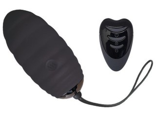 Jajko wibrujące silikonowe Adrien Lastic czarne z pilotem 7,5 cm Adrien Lastic