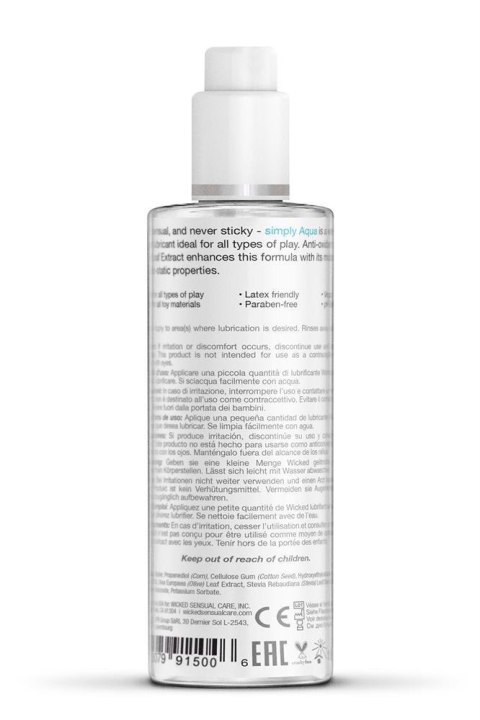 Lubrykant na bazie wody Wicked Simply Aqua Special Edition 120 ml Wicked Sensual Care