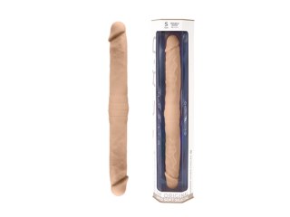 Podwójne dildo Silexd cieliste S 38 5 cm Silexd