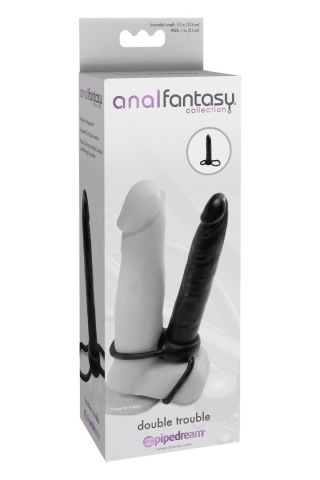 ANAL FANTASY COLLECTION DOUBLE TROUBLE BLACK TONGA