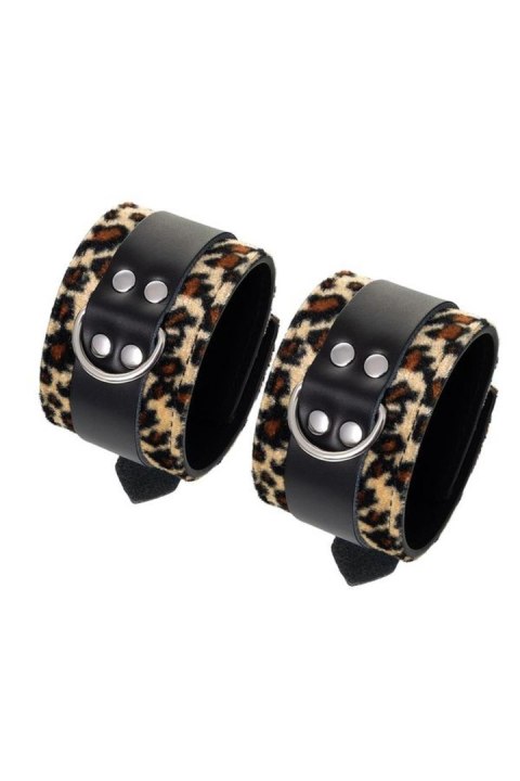 Anonymo handcuffs, PU leather, print, 19.5 cm TOYFA - Boys of Toys Sp. z o.o. (dystrybutor)