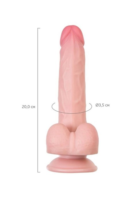 Dildo My babe by RealStick My Pretty, flesh,TPE, 20cm TOYFA - Boys of Toys Sp. z o.o. (dystrybutor)
