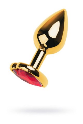 Gold anal plug with gem TOYFA - Boys of Toys Sp. z o.o. (dystrybutor)