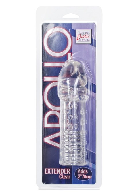 Przedłużka prążkowana Calexotics przezroczysta 16 cm CalExotics