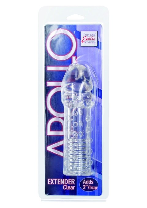 Przedłużka prążkowana Calexotics przezroczysta 16 cm CalExotics