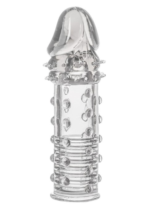 Przedłużka prążkowana Calexotics przezroczysta 16 cm CalExotics