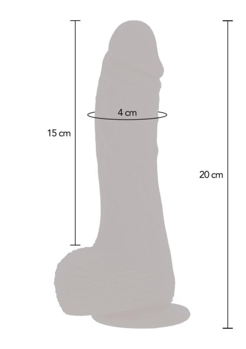Up&Down Rotating Vibr Dildo Light skin tone SCALA