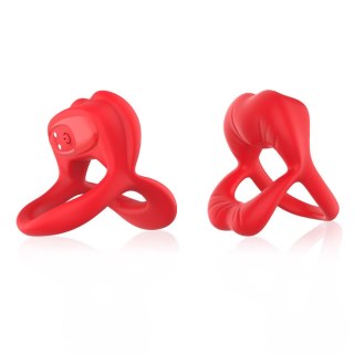 Big Mouth Red 9 vibration function B - Series Joy