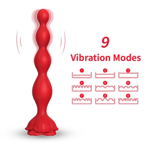 Rosestick Red, 9 vibration functions Boys of Toys Sp. z o.o.