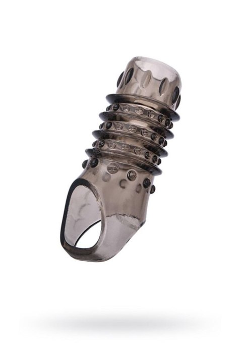 ToyFa XLover, Penis sleeve, for enlargement, TPE, transparent black, 10,5 cm XLover by TOYFA